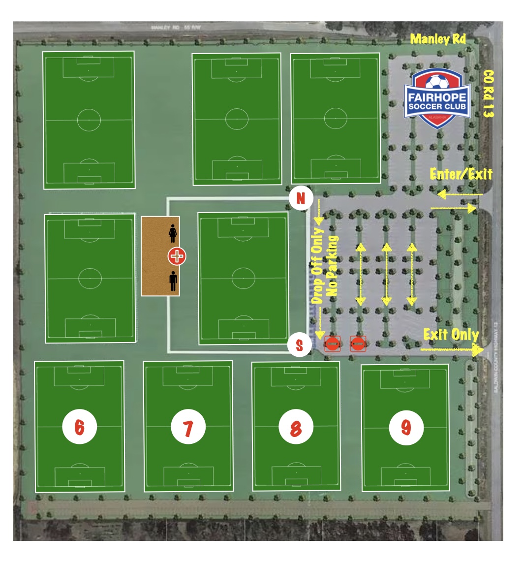 Academy Field Map Fairhope Academy Practice Fields