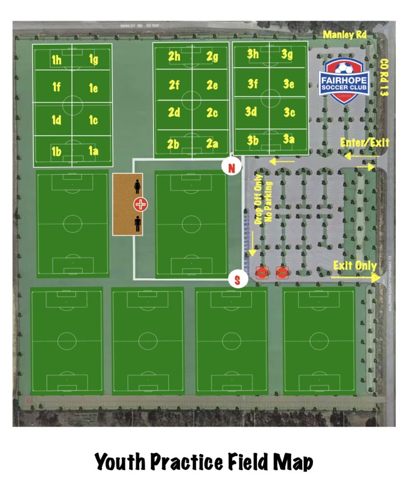 Practice Field Layout 2025.1 Practice Field Layout 2025.1